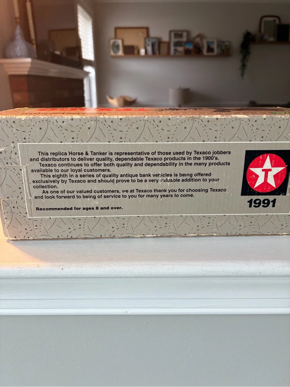 Title: Vintage ERTL Texaco Horse & Tanker Locking Coin Bank (Collector's Series